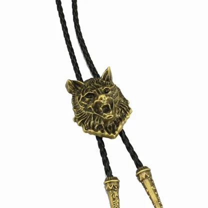 Wolf Head Bolo Tie for Men and Women - Image 9