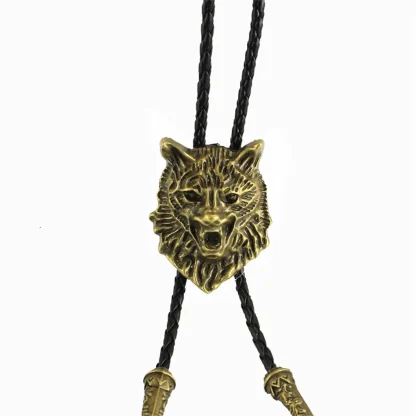 Wolf Head Bolo Tie for Men and Women - Image 5