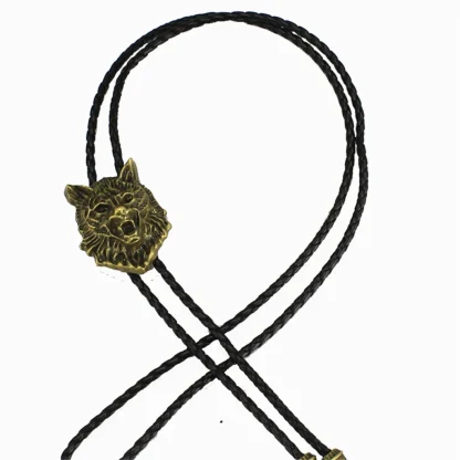 Wolf Head Bolo Tie for Men and Women - Image 8