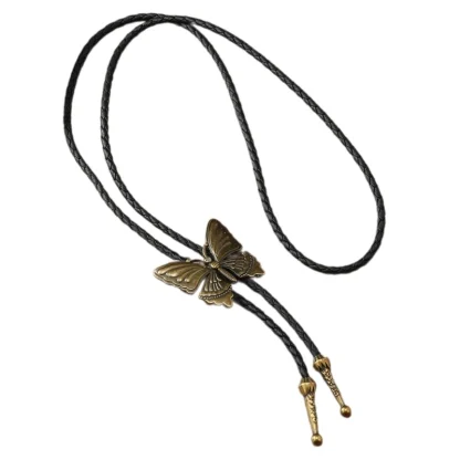 Bolo Tie with Butterfly Shaped Design - Image 5