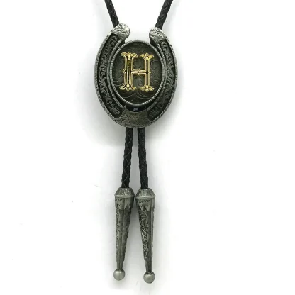 Initial Western Tie with Horseshoe Shape - Image 11