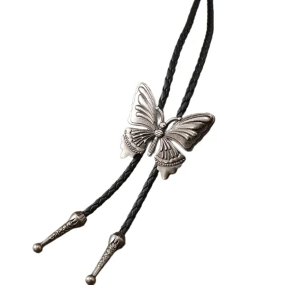 Bolo Tie with Butterfly Shaped Design - Image 4