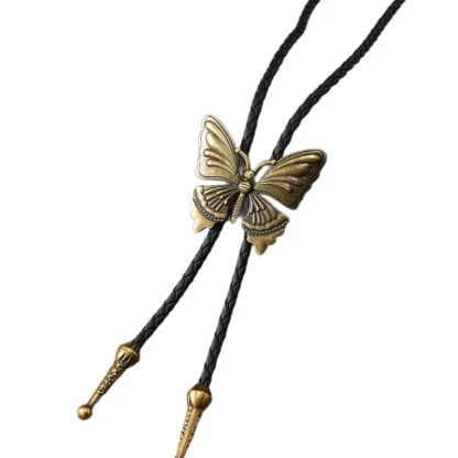 Bolo Tie with Butterfly Shaped Design